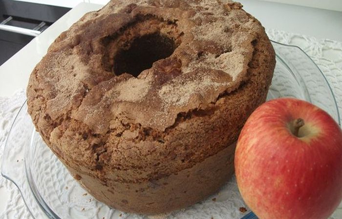 receita de bolo de maçã com canela