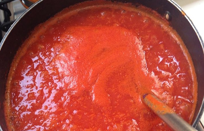 molho de tomate caseiro simples no liquidificador